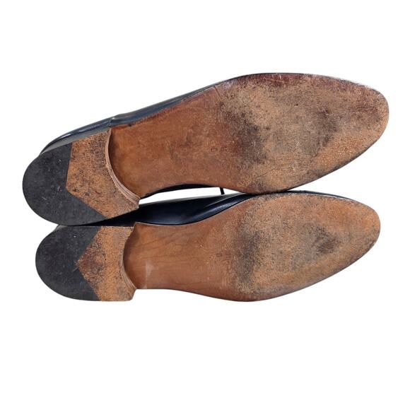 SAMUEL WINDSOR OXFORDS 11D Mens Blue Leather Dress Shoes Office Business Church‎ - Picture 7 of 11